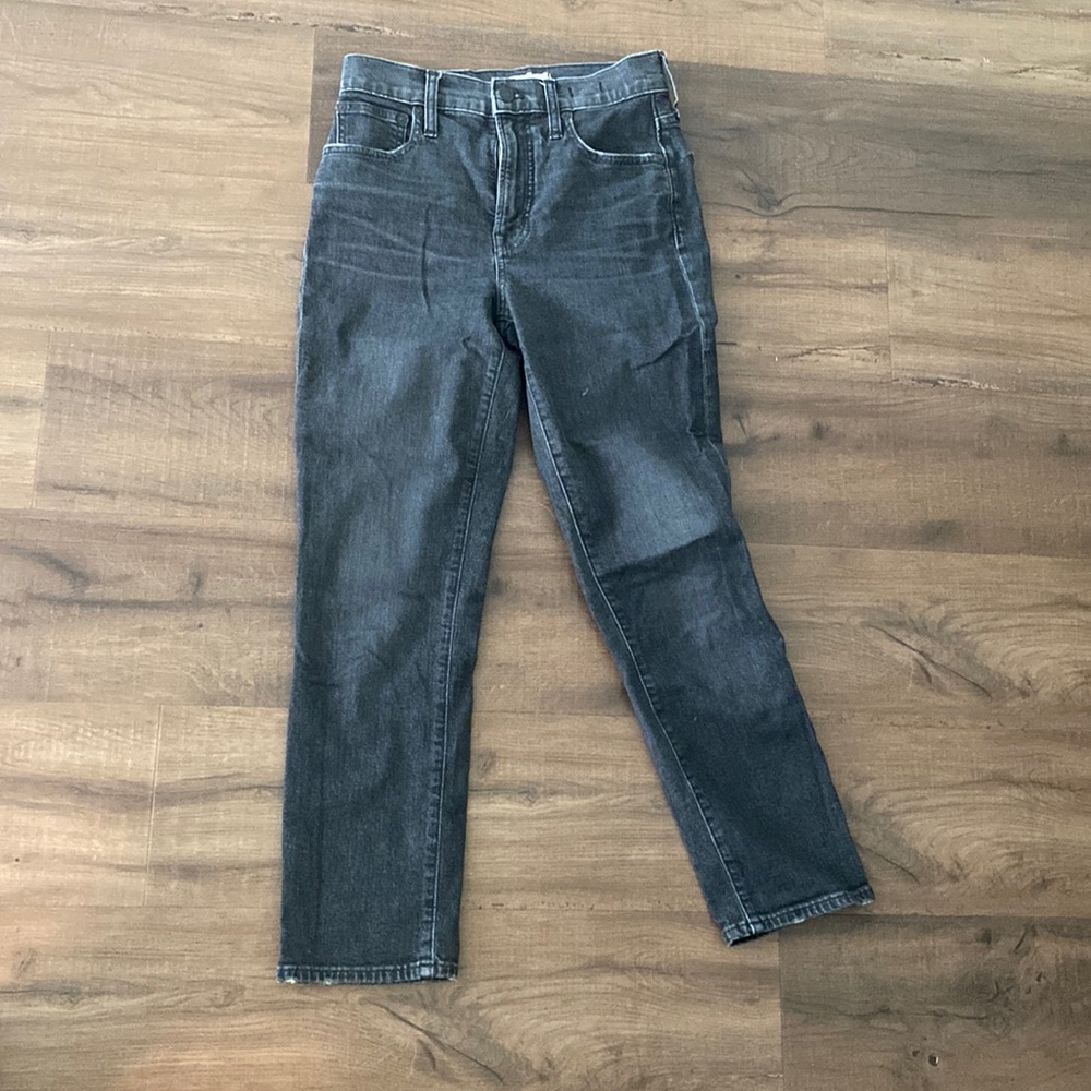 Madewell The Perfect Vintage Crop Jean (black)